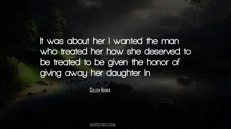 For My Daughter Honor Quotes #959044