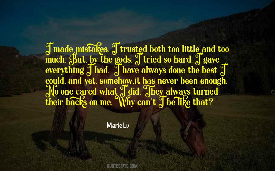 She Trusted Him Quotes #261110