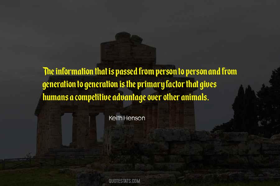 From Generation To Generation Quotes #640388