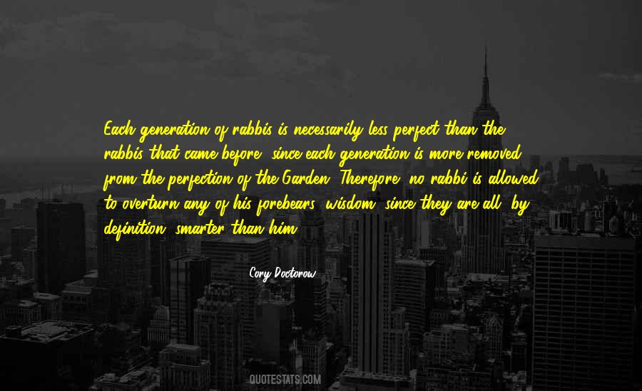 From Generation To Generation Quotes #73354