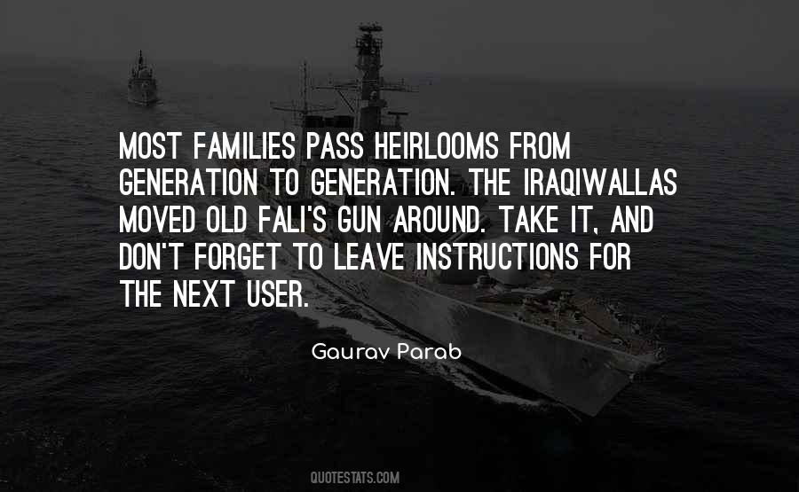 From Generation To Generation Quotes #779609