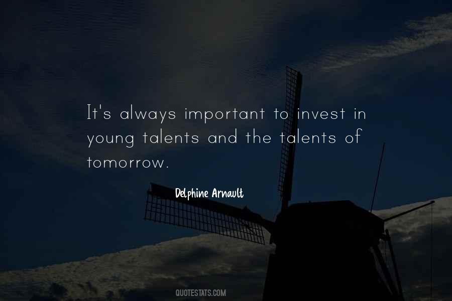Quotes About Young Talents #1814162
