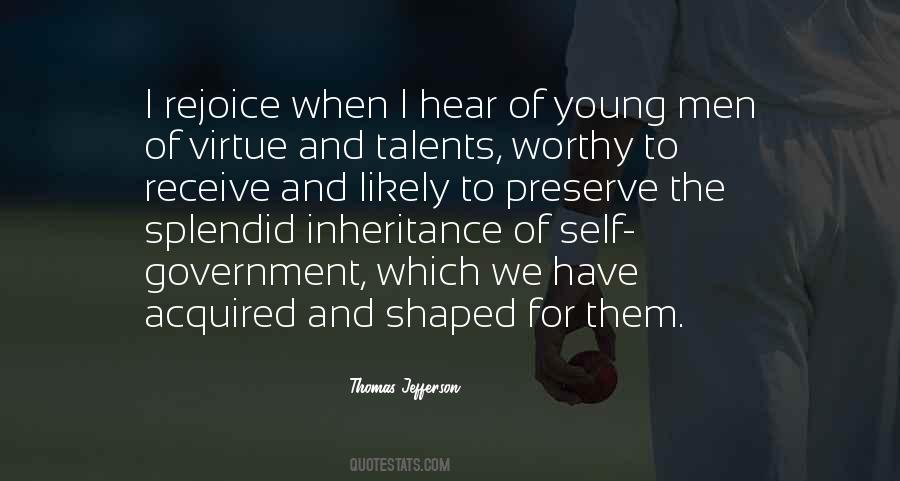 Quotes About Young Talents #951676