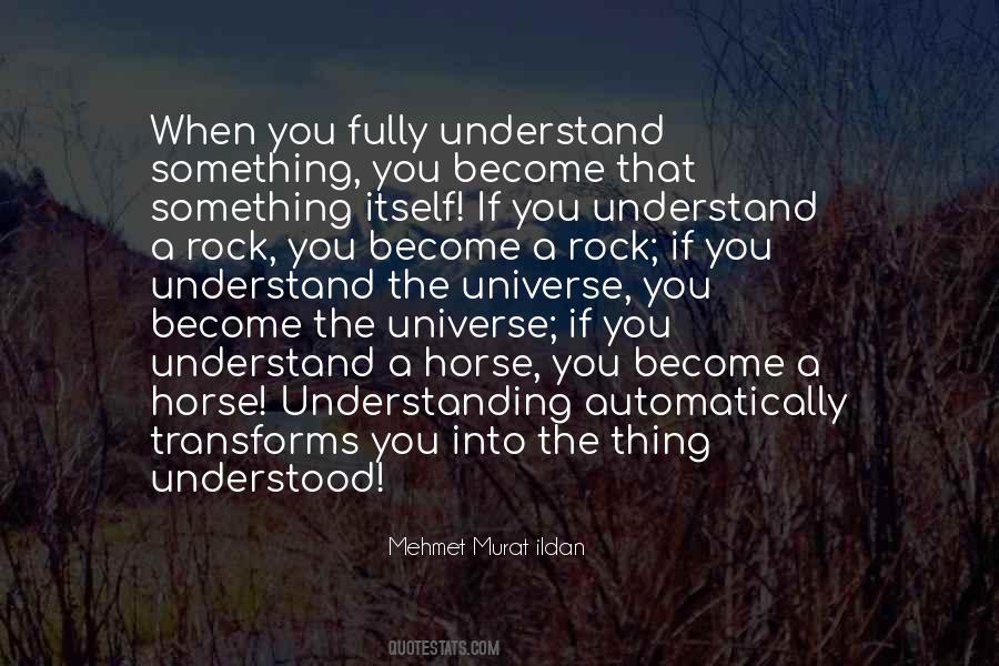 Quotes About Understanding Something #961101