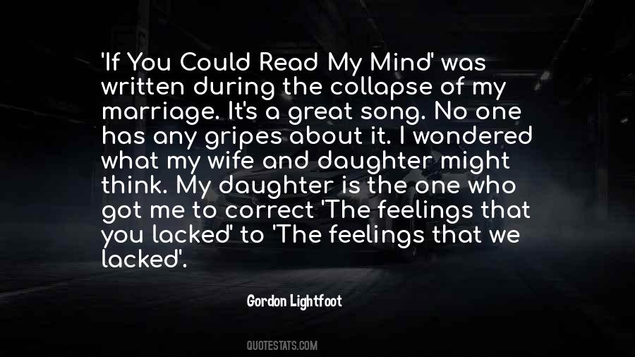 For My Wife And Daughter Quotes #226052