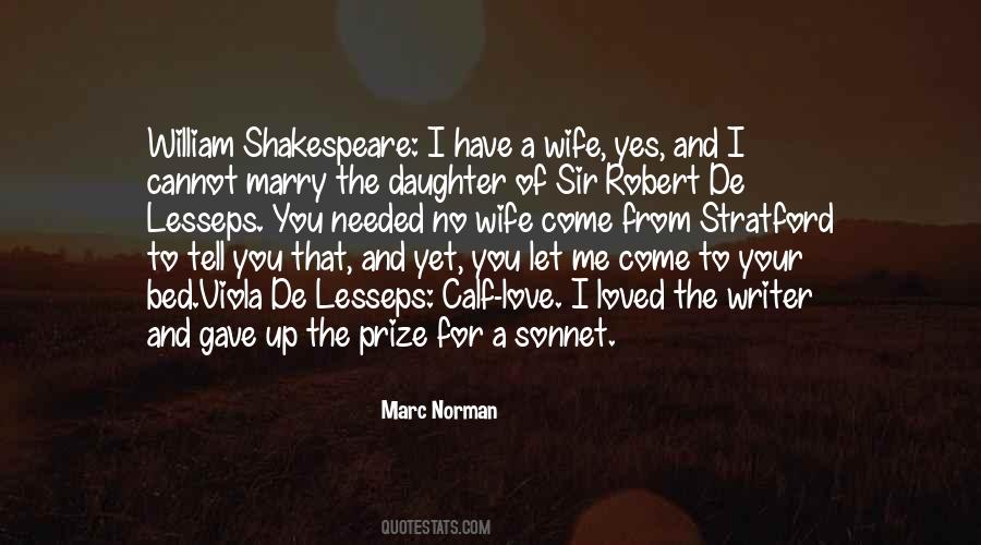 For My Wife And Daughter Quotes #239532