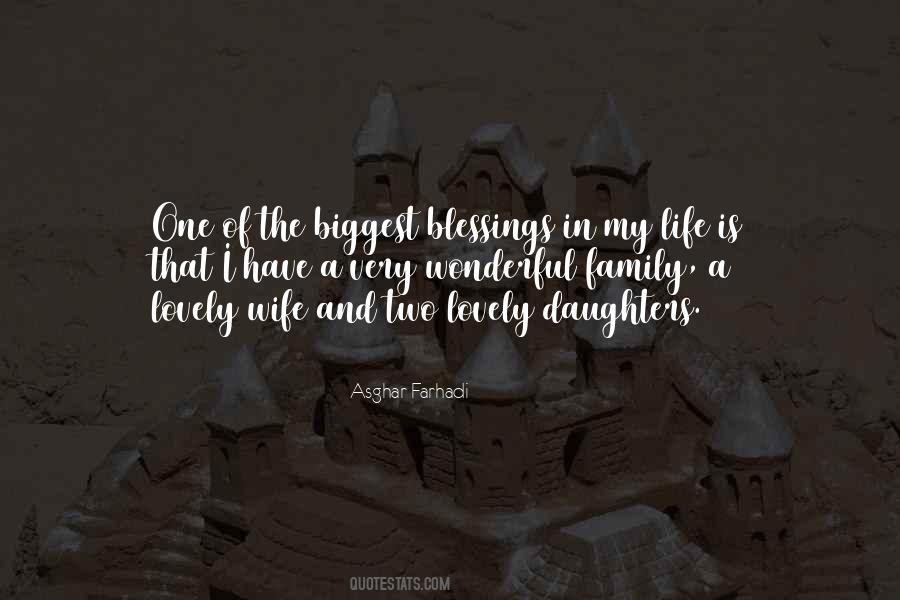 For My Wife And Daughter Quotes #411710