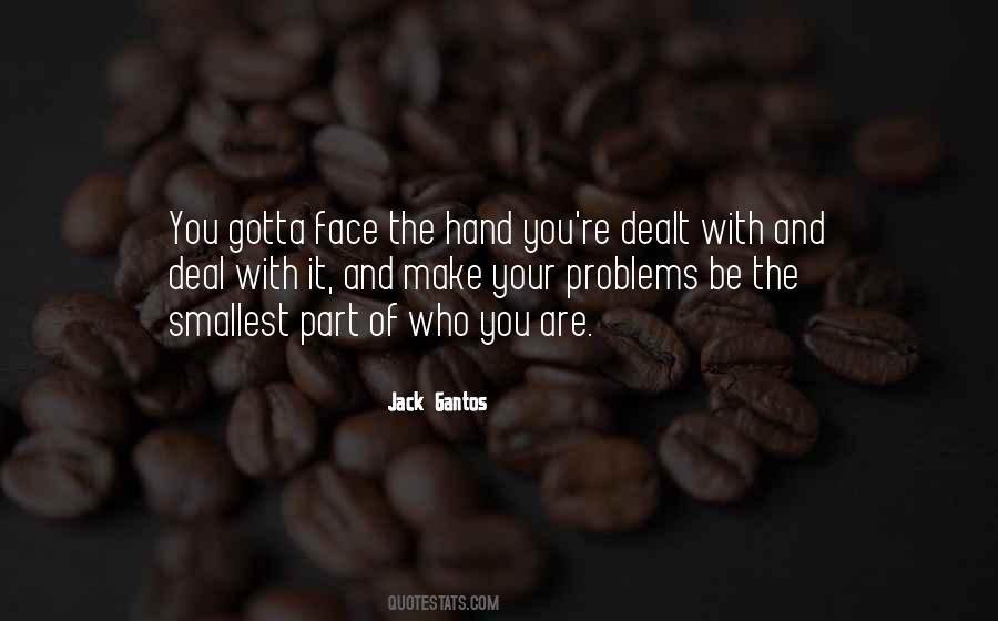 Hand Dealt Quotes #1228775