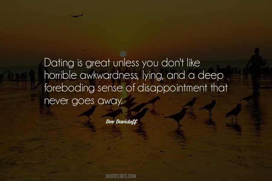 Dating Disappointment Quotes #88345