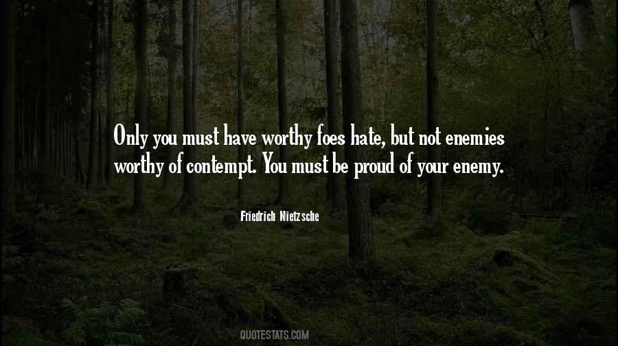 Quotes About Not Enemies #1613807