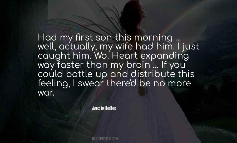 For Wife And Son Quotes #85371