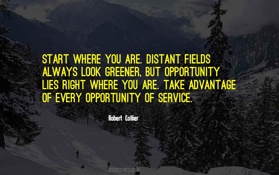 Take Advantage Of Opportunity Quotes #1416045