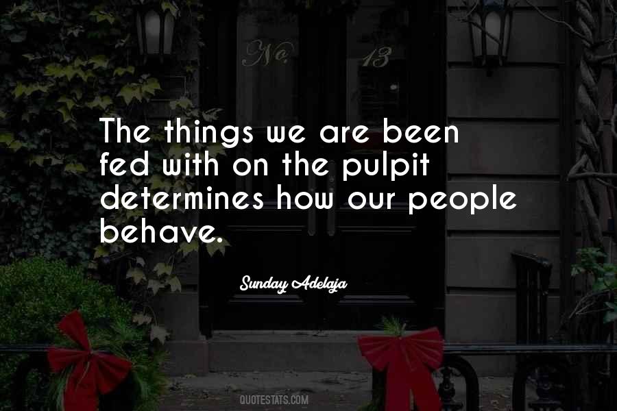 How We Behave Quotes #816503