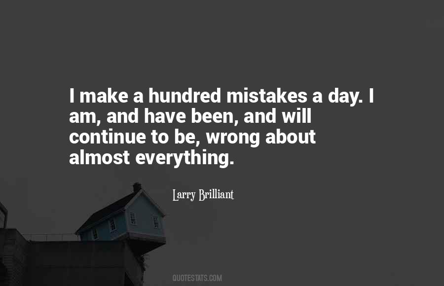 I Am A Mistake Quotes #69366