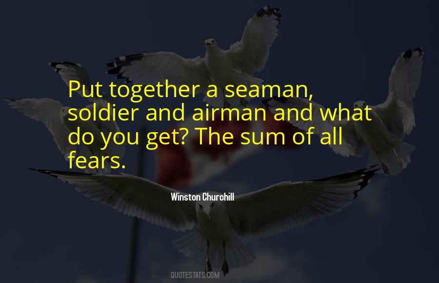 Sum Of All Fears Quotes #236648