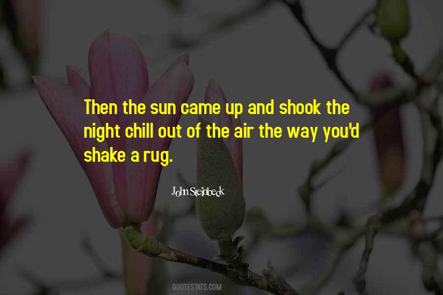 Chill In The Air Quotes #816004