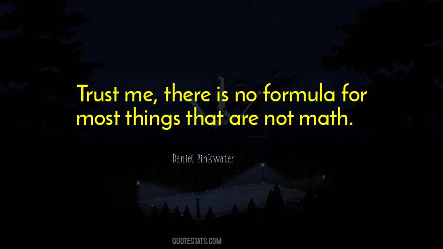 Formula For Quotes #1400309