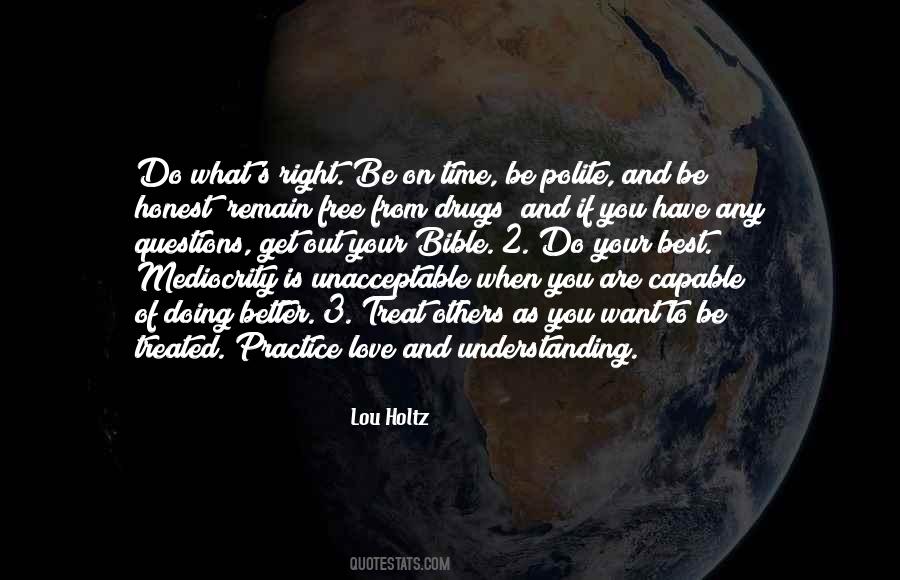 When Love Is Right Quotes #698629