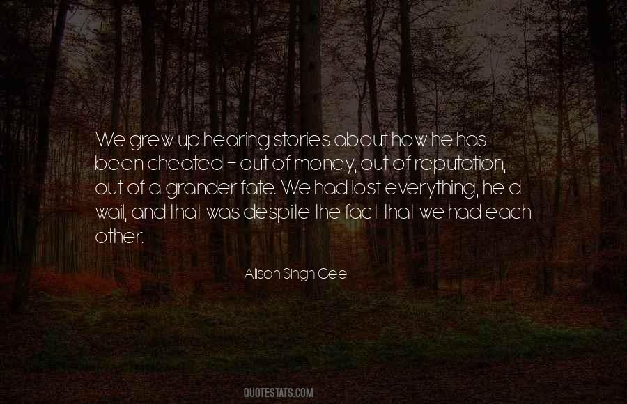 Not Everything Is About Money Quotes #554912