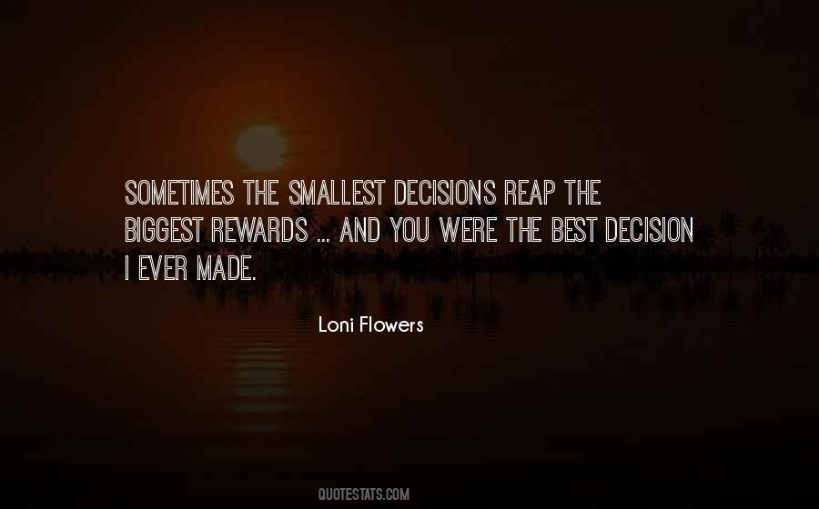 Biggest Decision Quotes #263863