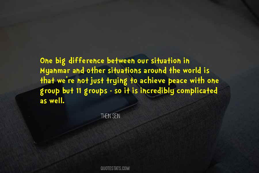 Difference Between Trying And Doing Quotes #1083969