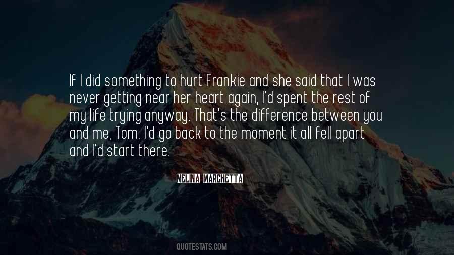 Difference Between Trying And Doing Quotes #920816