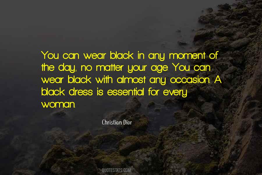 Wear Black Quotes #337034