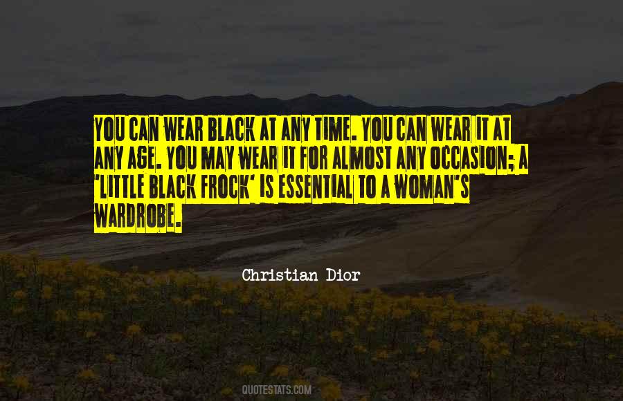 Wear Black Quotes #345568