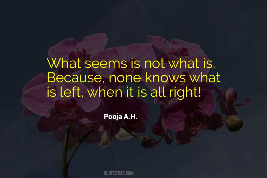 What Is Left Quotes #1598615