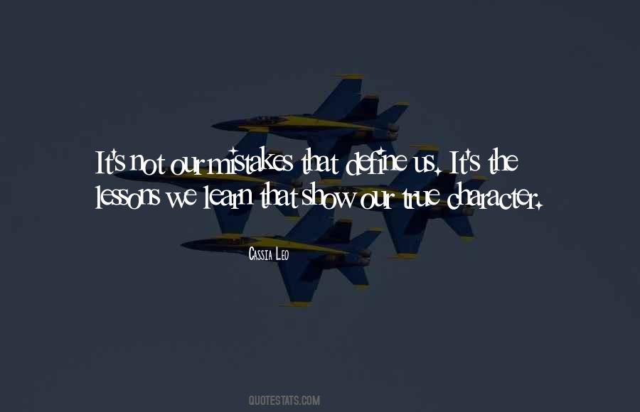 Define Your Character Quotes #497343