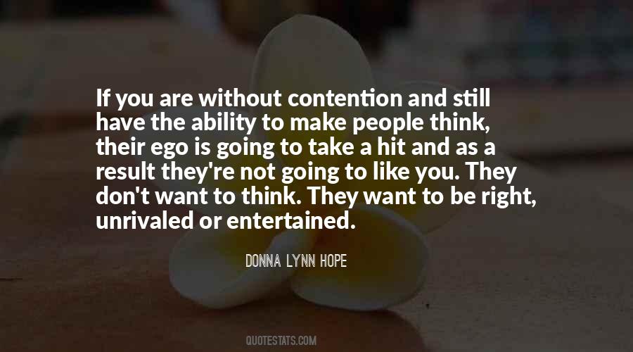 They Want To Be Like You Quotes #1598583