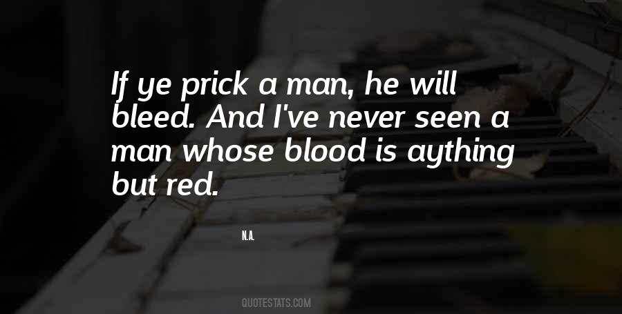 Blood Is Red Quotes #823100