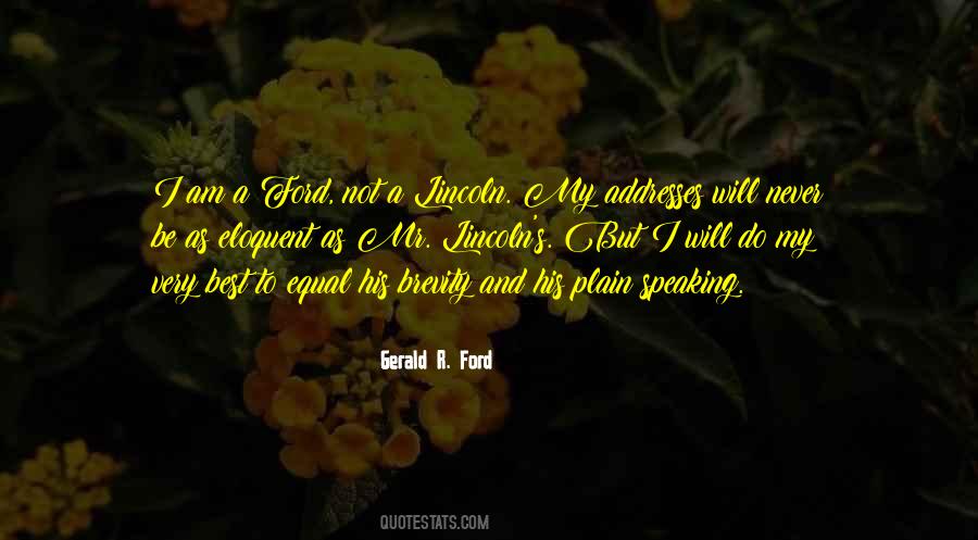 Ford's Quotes #40879