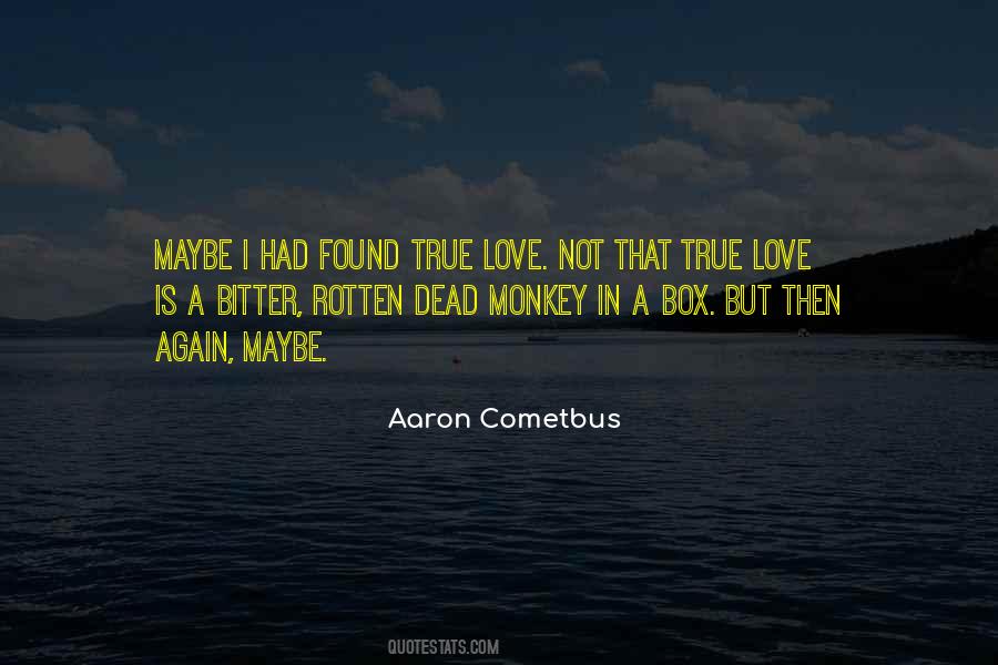 Love Is Not Found Quotes #228642
