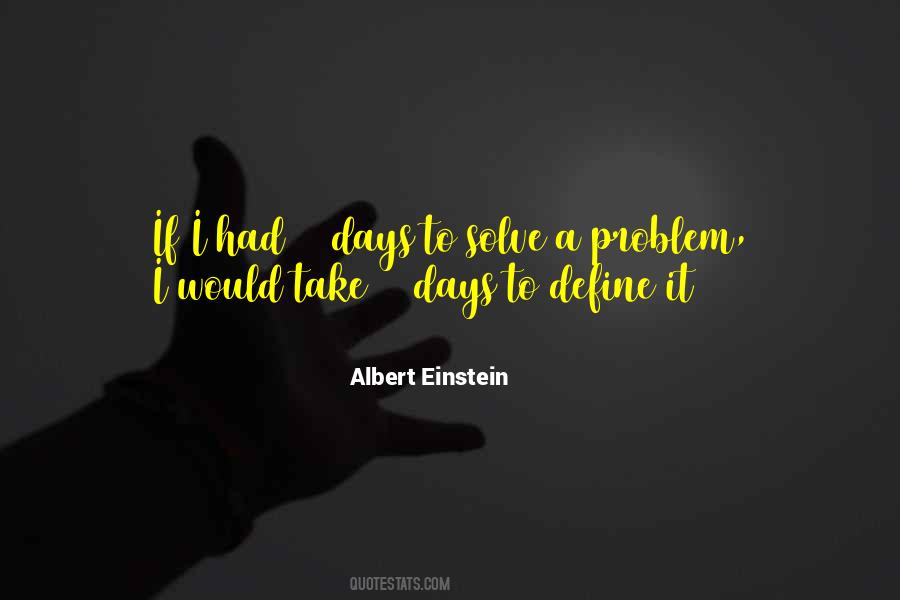 Define The Problem Quotes #1642802