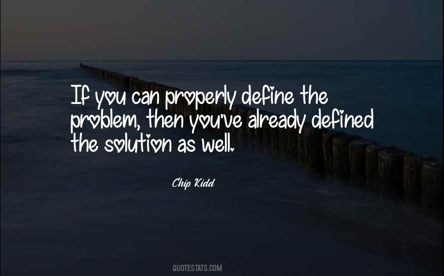 Define The Problem Quotes #1678503