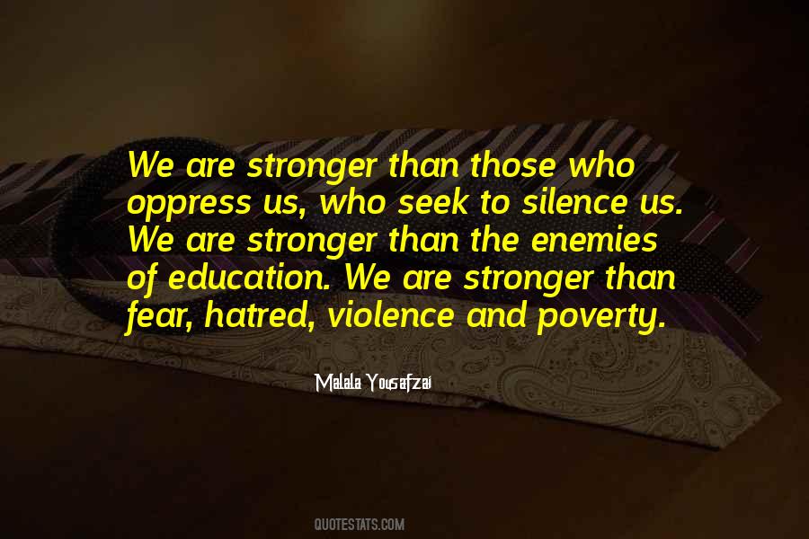 Fear Of Poverty Quotes #1176058