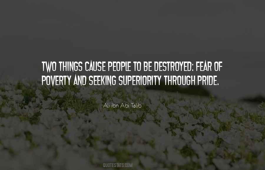 Fear Of Poverty Quotes #369697