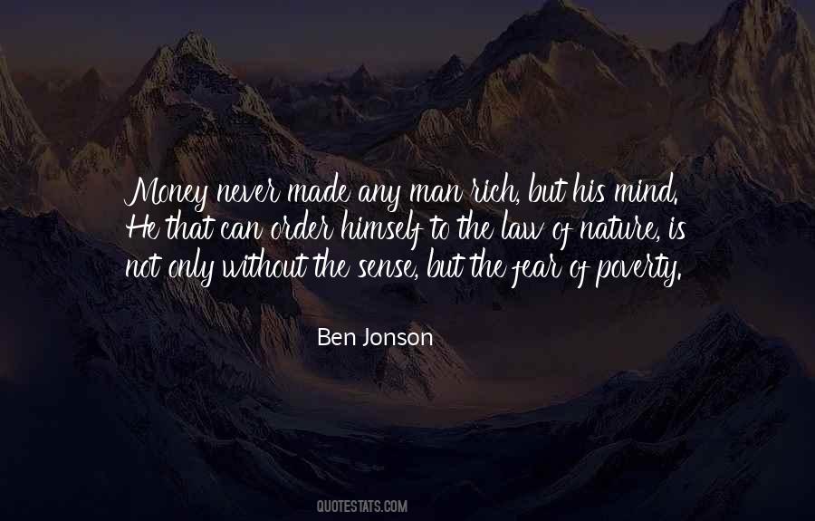 Fear Of Poverty Quotes #77379