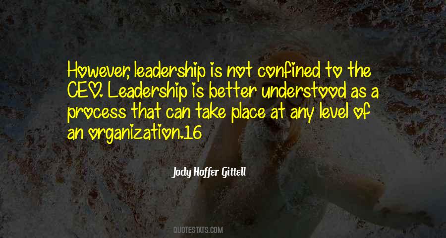Organization Leadership Quotes #1105320