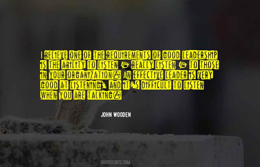 Organization Leadership Quotes #1415328