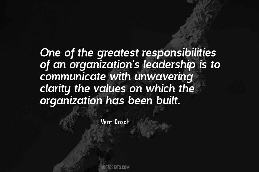 Organization Leadership Quotes #1545713