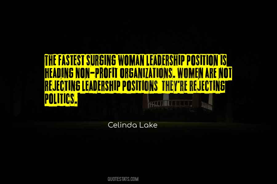 Organization Leadership Quotes #1794218