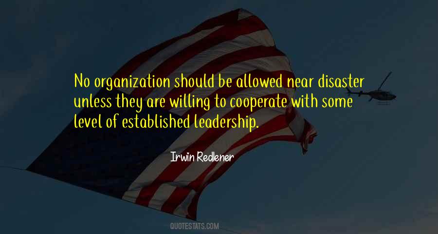 Organization Leadership Quotes #847002