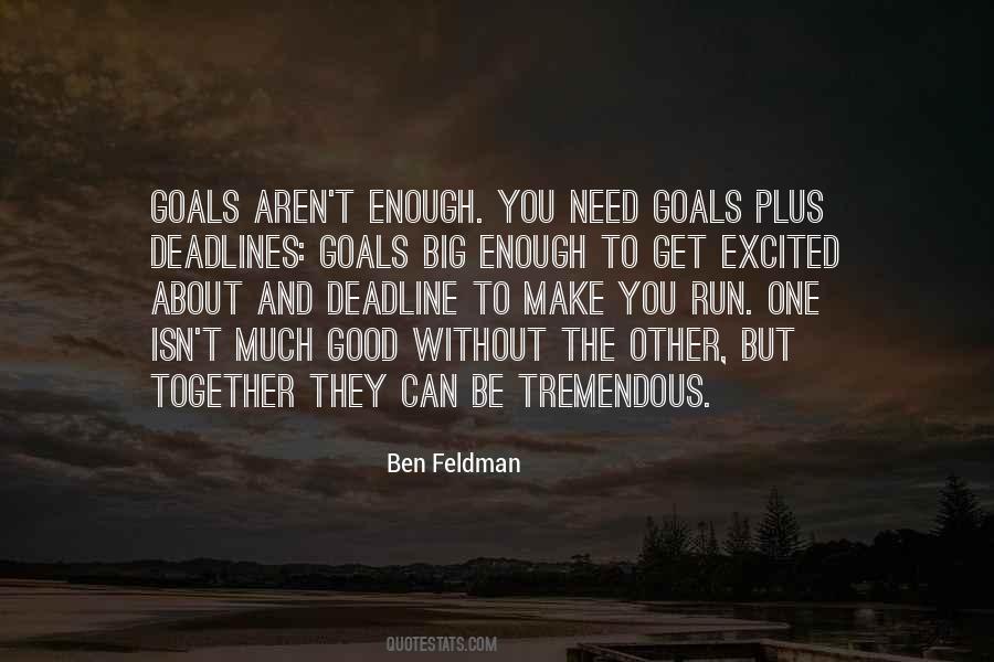 Goals Together Quotes #1019168