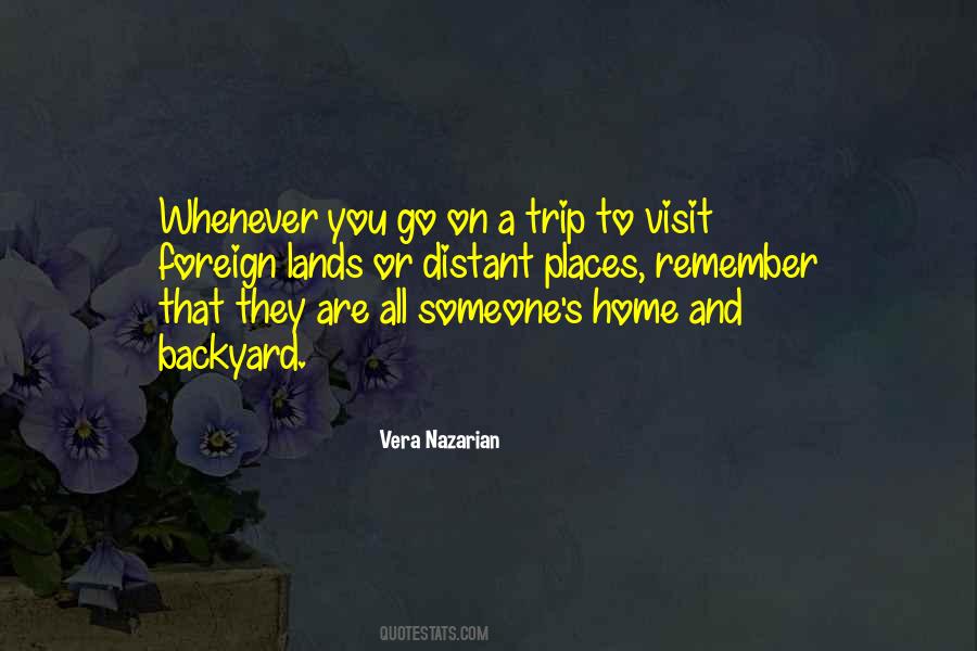 Foreign Lands Quotes #27877