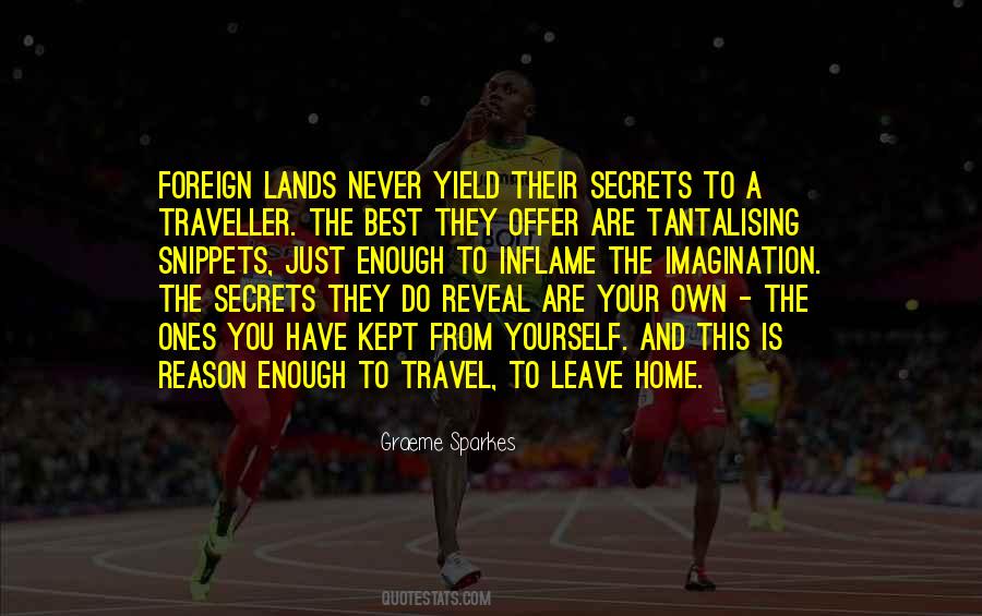 Foreign Lands Quotes #653189