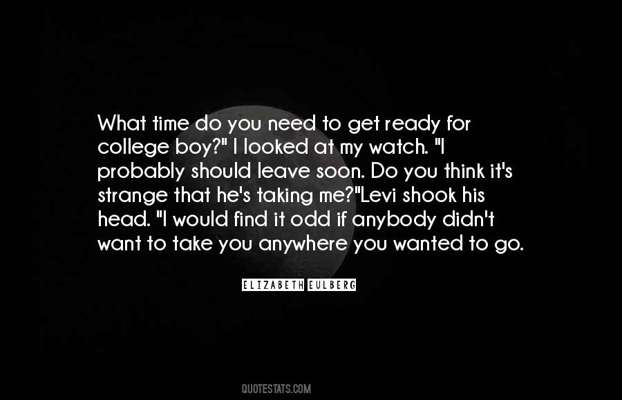 Taking Leave Quotes #444175