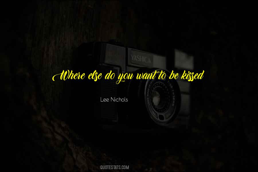 Where Do You Want To Be Quotes #27852