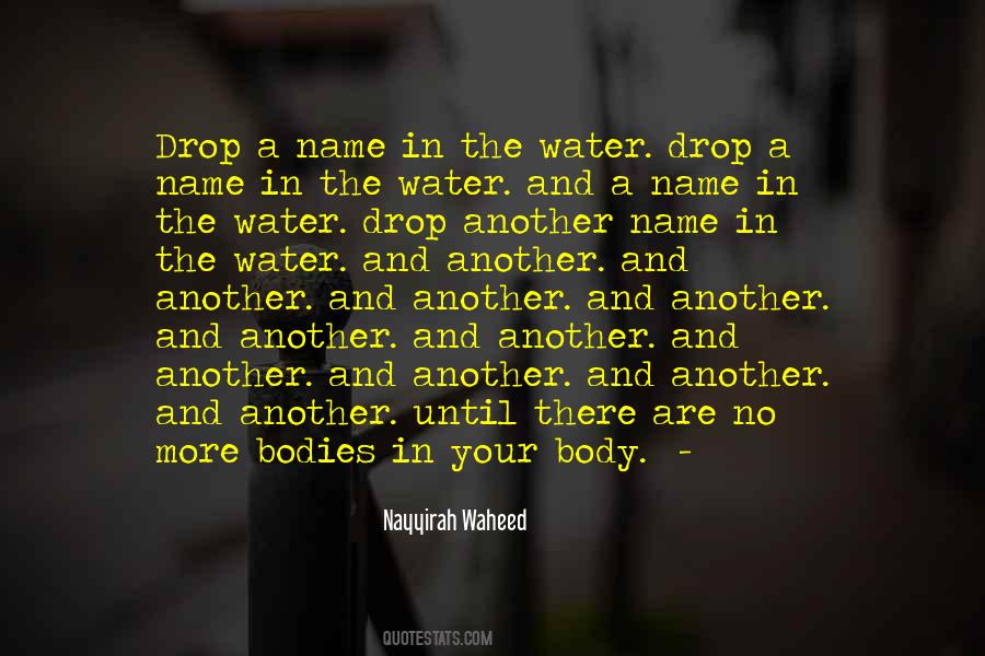 Water Body Quotes #536785